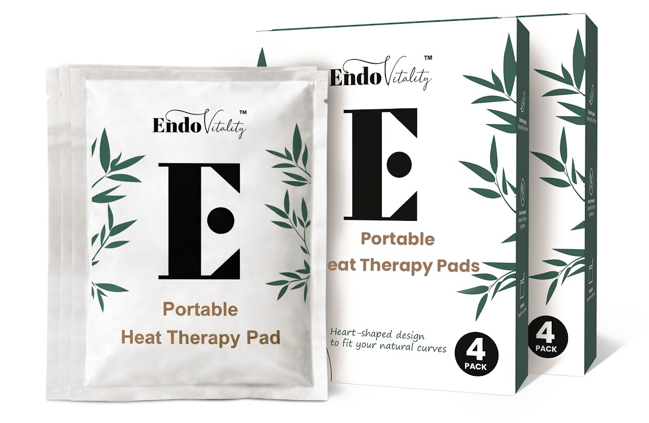 Two EndoVitality boxes with portable heat therapy pads